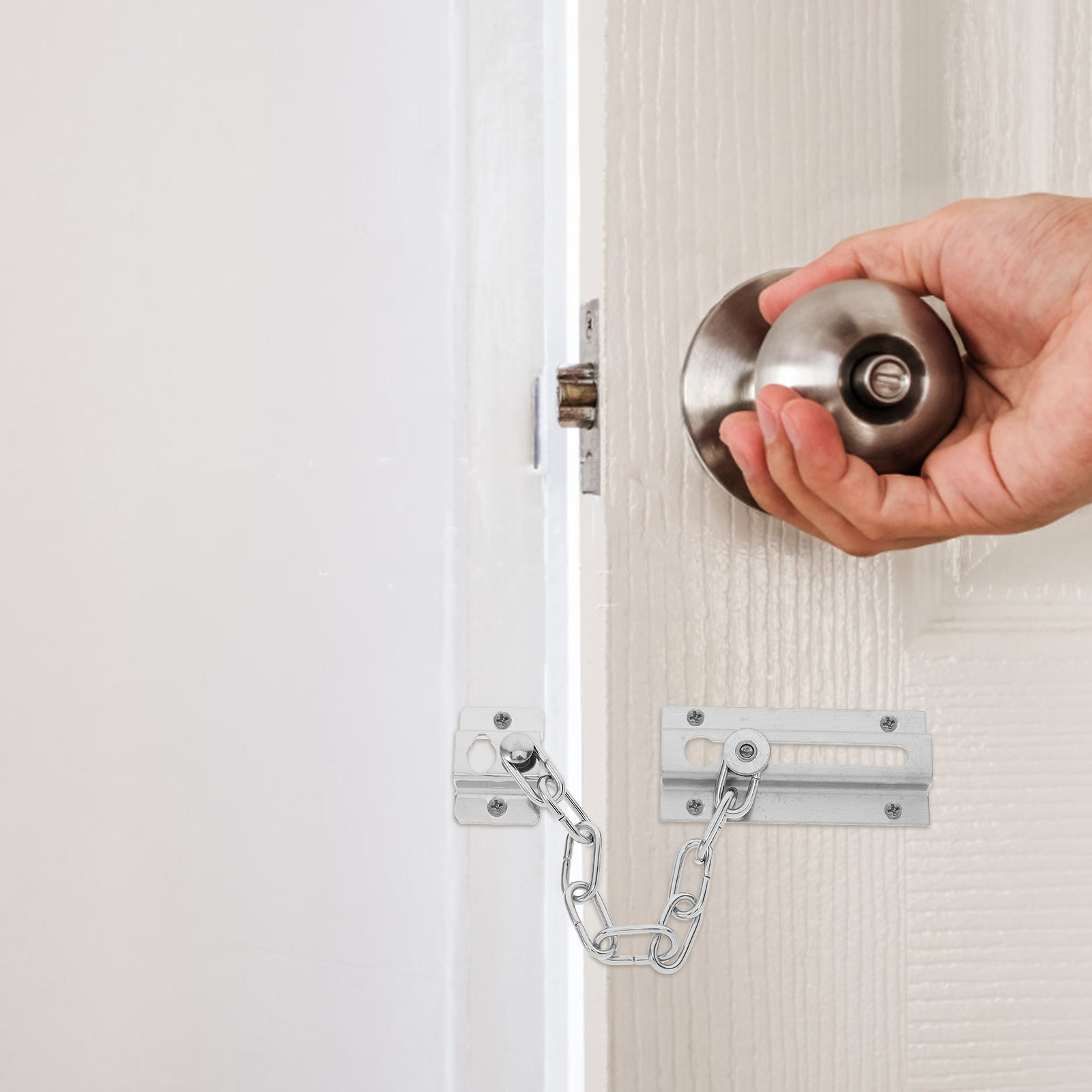 Security Chain Door - Stainless Steel Door Chain Lock Anti-Theft