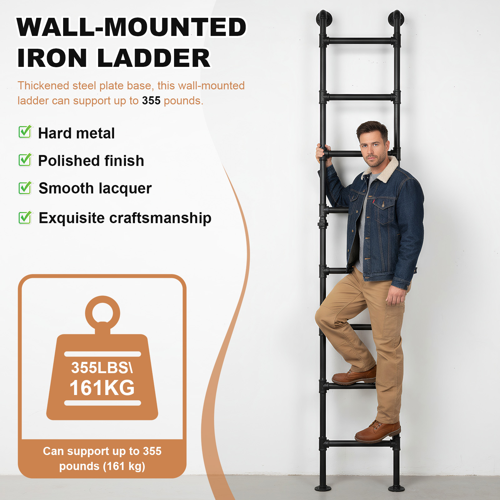Fire Escape Ladder - Fire Escape Ladder Multi-Purpose Floor-Standing Ladders