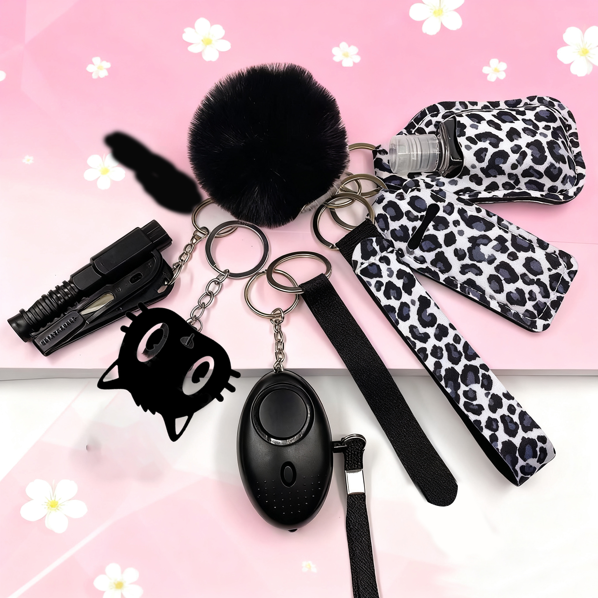 Personal Alarm Keychain - 10Pcs Girl Security Self Defense Keychain