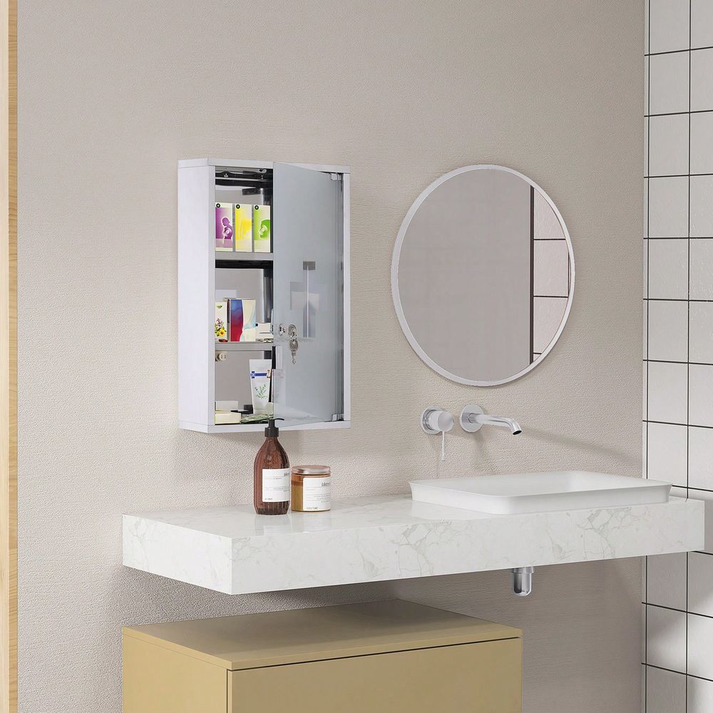 Wall Medicine Cabinet With Loc - Medicine Cabinet Lock recensie en prijs