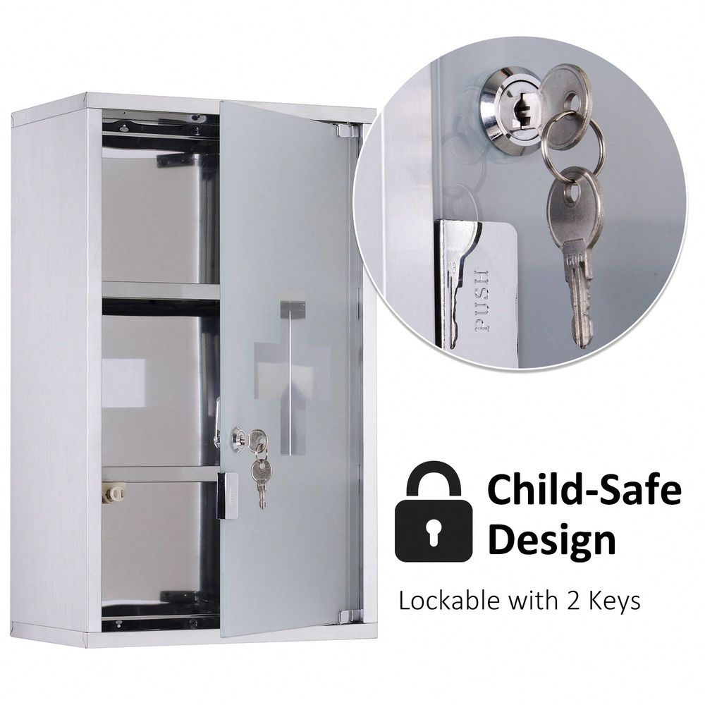 Wall Medicine Cabinet With Loc - Medicine Cabinet Lock recensie en prijs