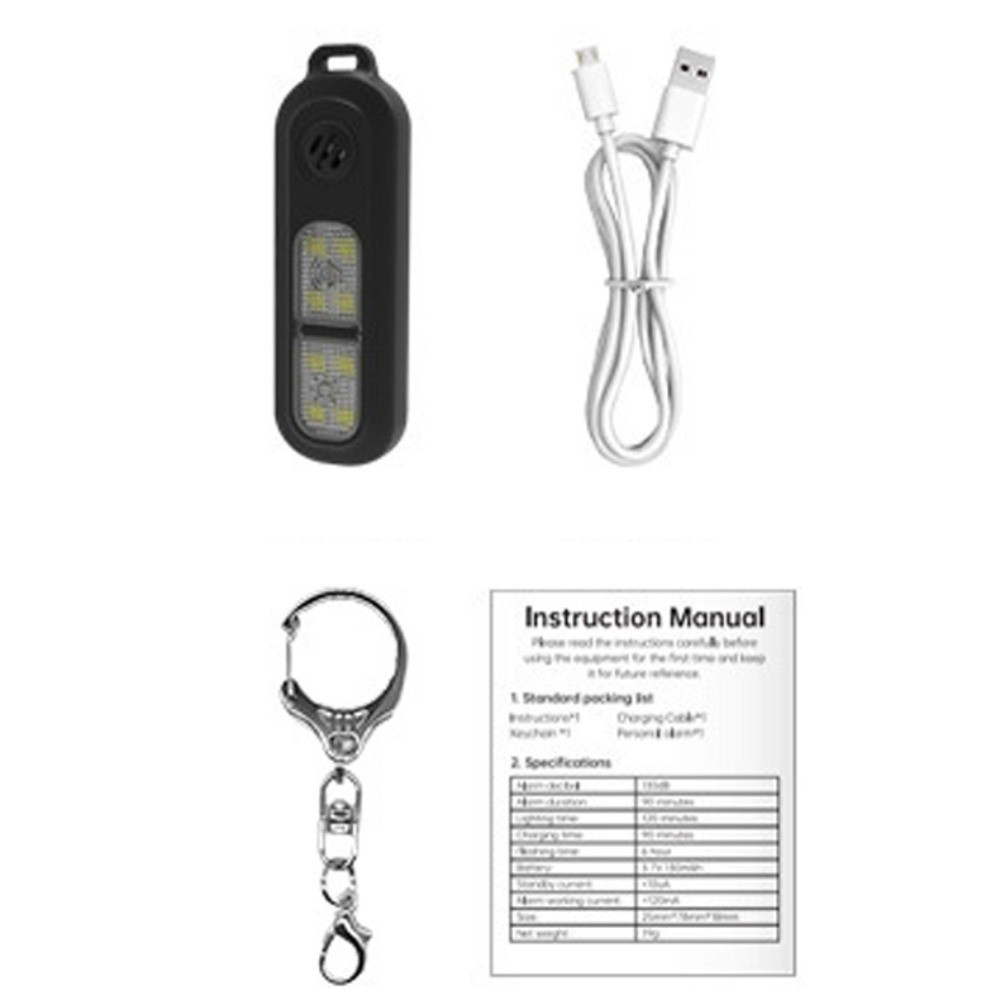 Hollarm Rechargeable Keychain  - Personal Alarm Keychain recensie en prijs