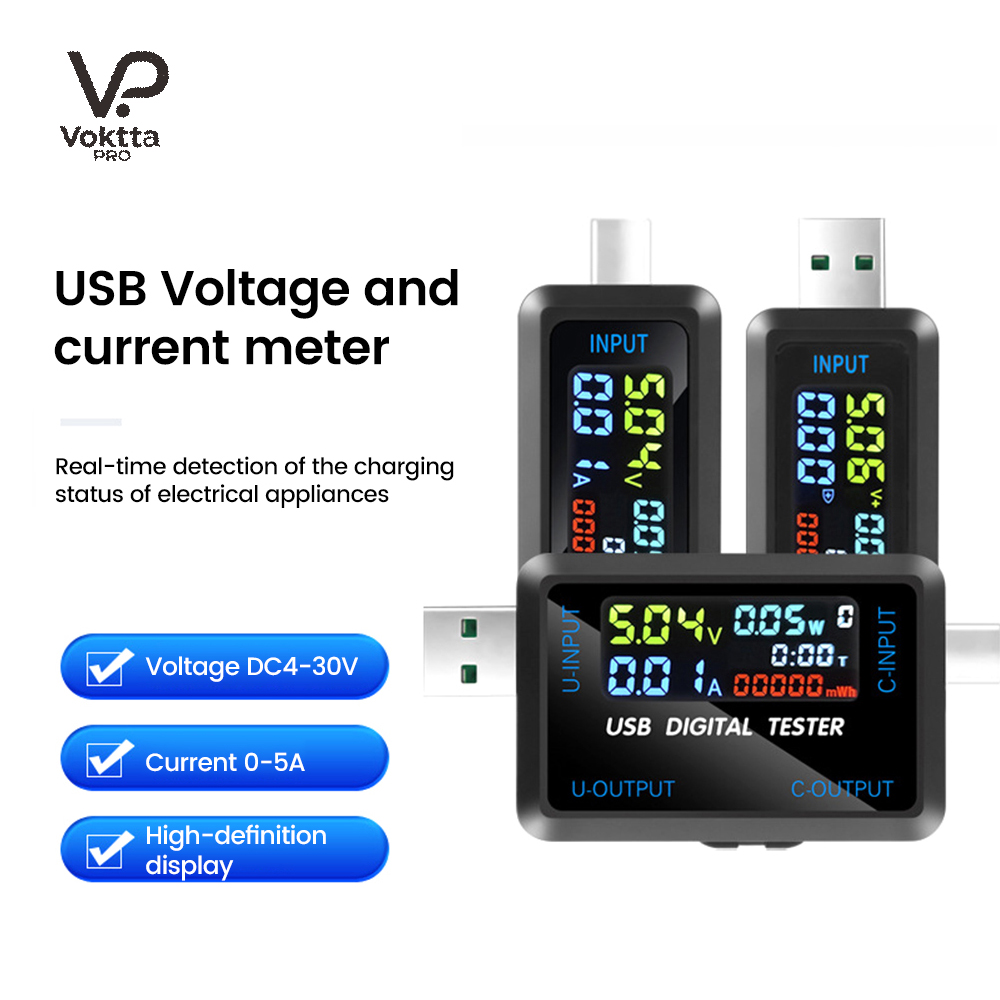 USB Tester 10 in 1 DC Digital  - Co Detector Plug recensie en prijs
