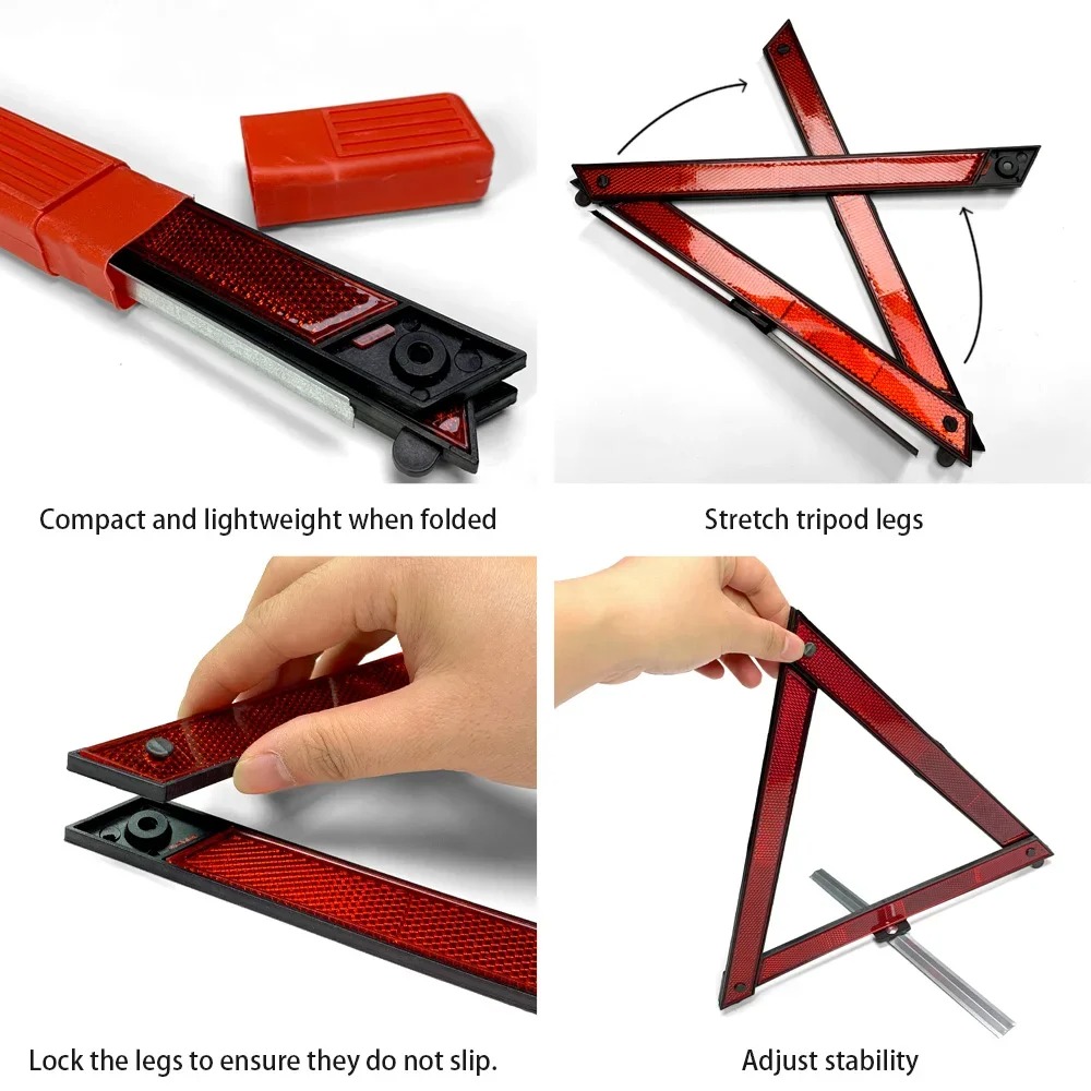 Car Tripod Folded Stop Sign Re - Emergency Exit Sign recensie en prijs