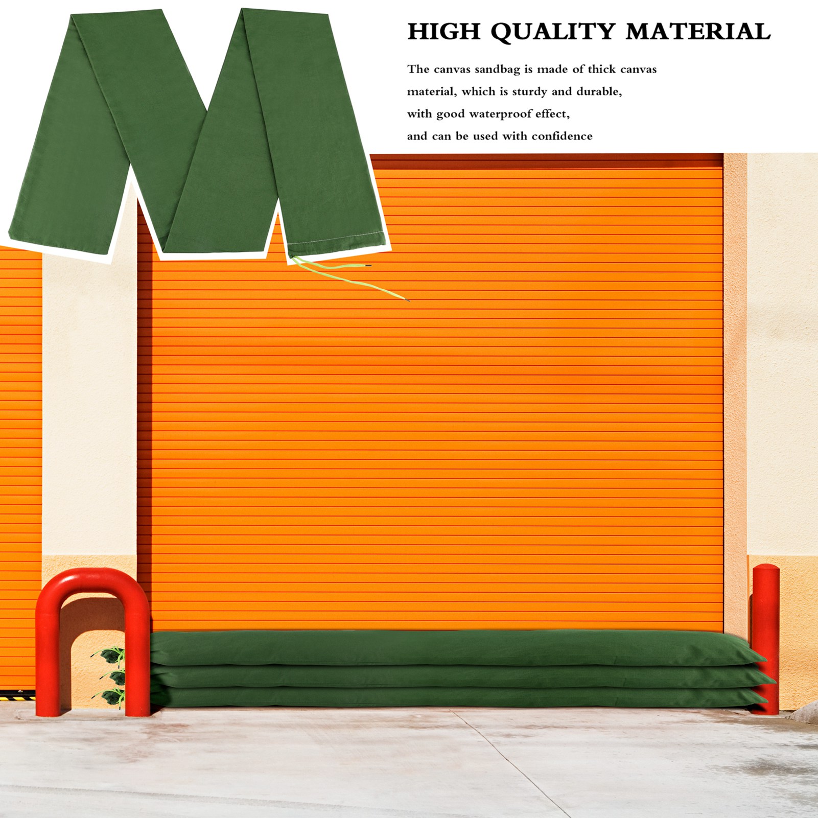 Sandbag Long Sandbag Green Can - Flood Barrier Bag recensie en prijs