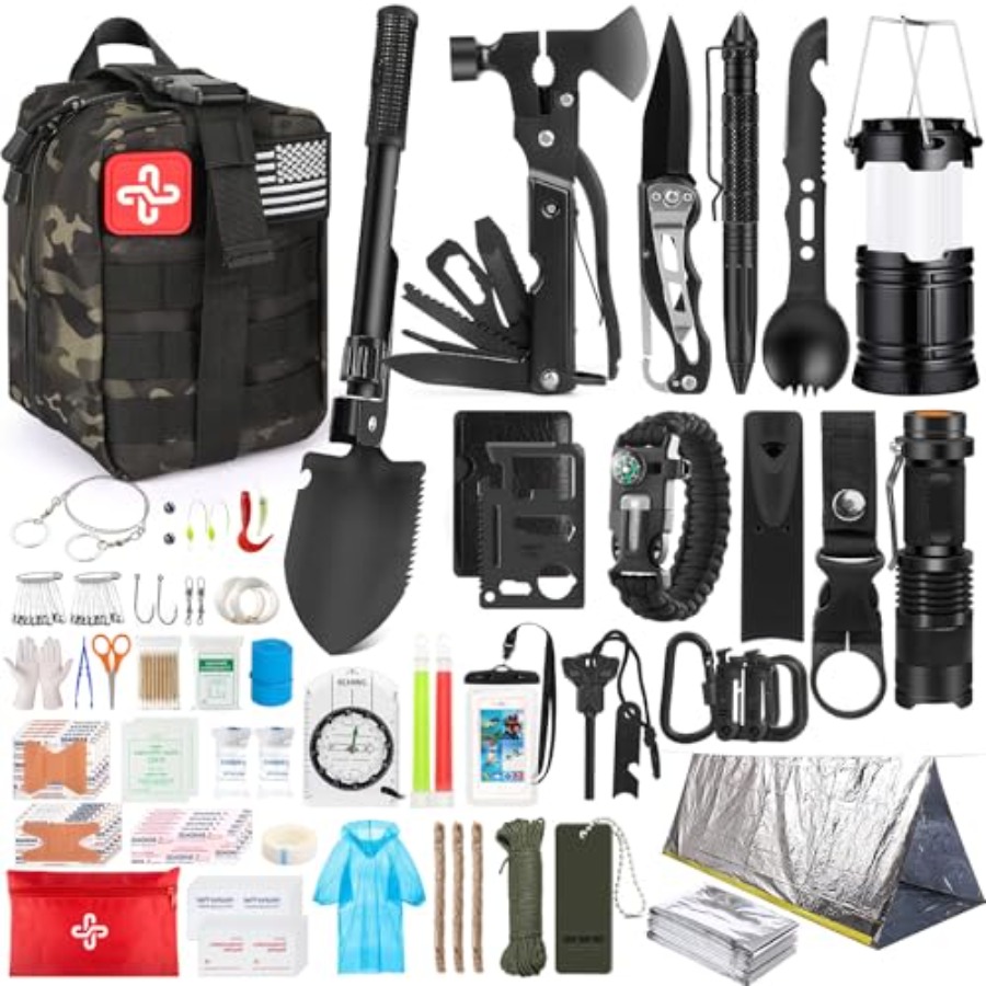 Survival Kit, 250Pcs Survival  - First Aid Bag Kit recensie en prijs