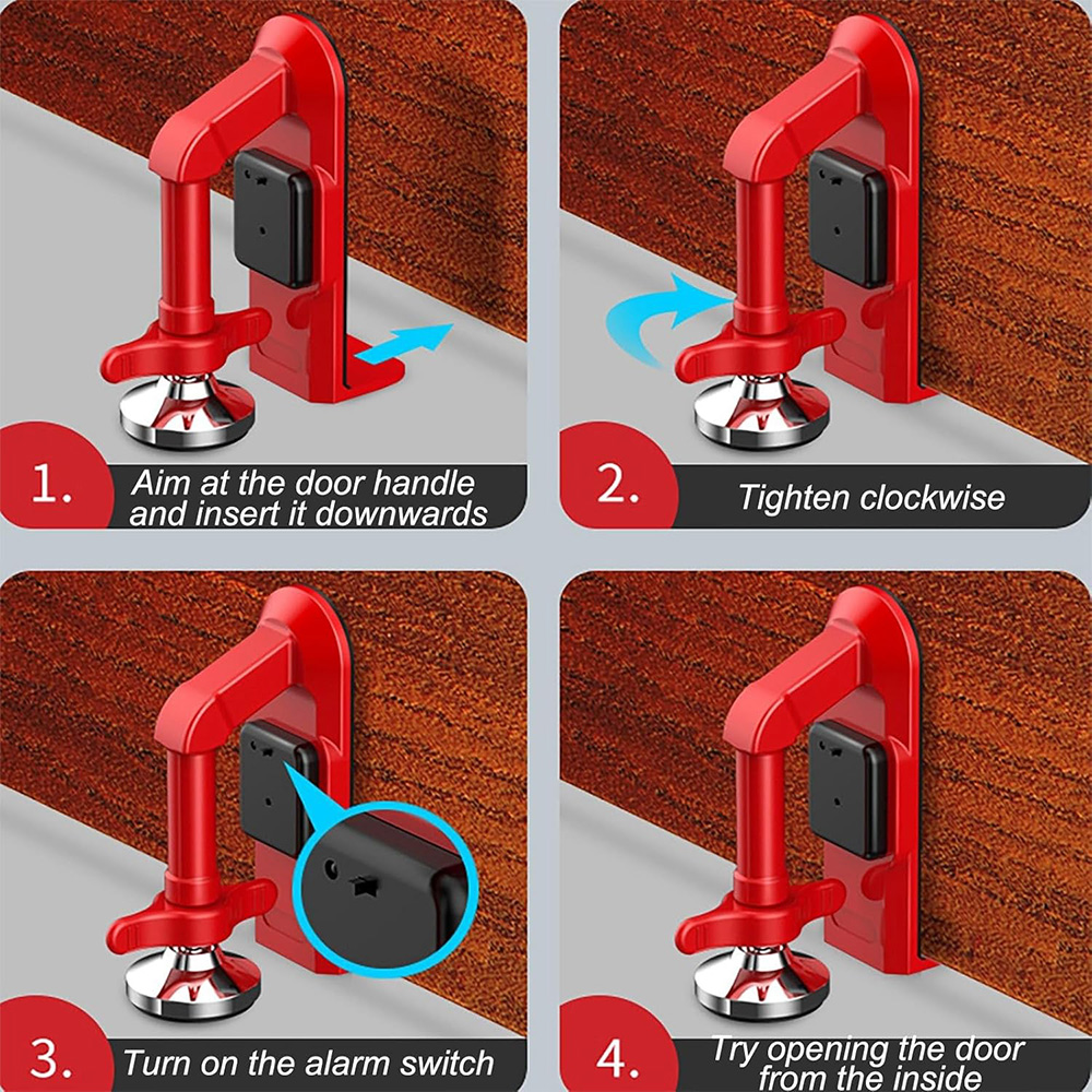 Battery Powered Alarm Door Sto - Door Stop Alarm recensie en prijs