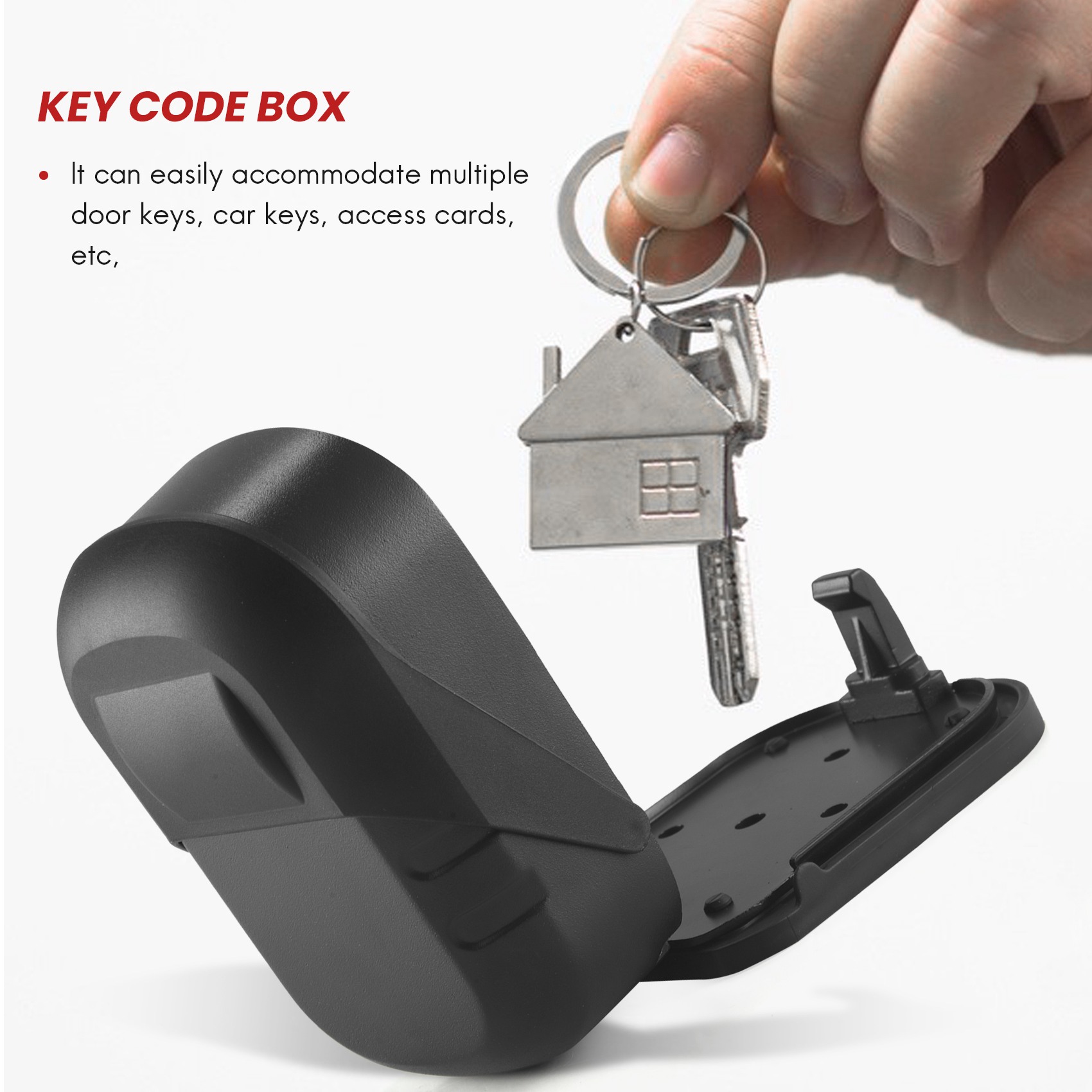 B27B Key Lock Box Wall Mount 4 - Lockbox Key Secure recensie en prijs