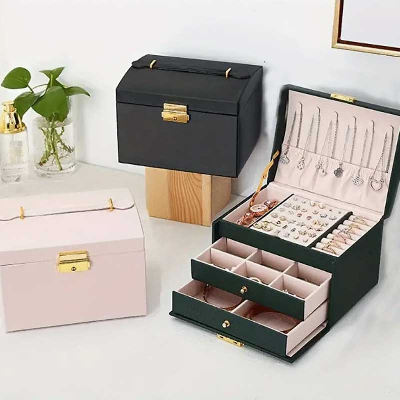 Three Drawer Handheld Jeweller - Lockbox Key Secure recensie en prijs