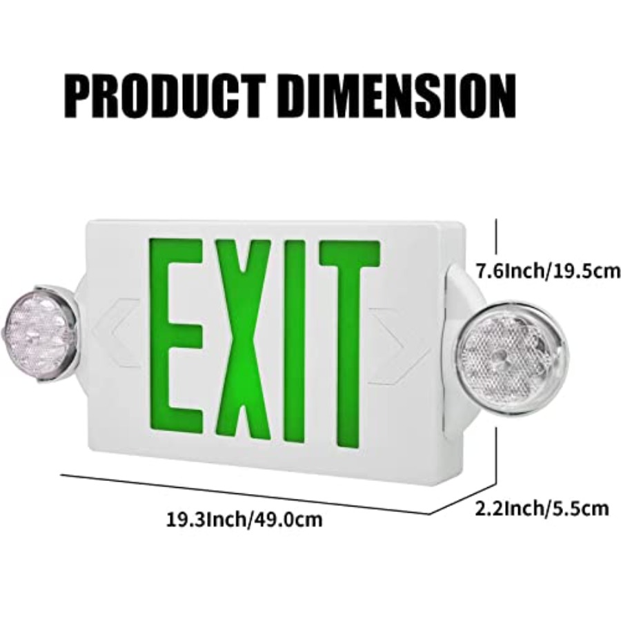 Emergency Exit Light, Adjustab - Emergency Exit Sign recensie en prijs