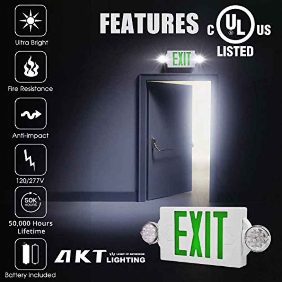 Emergency Exit Light, Adjustab - Emergency Exit Sign recensie en prijs