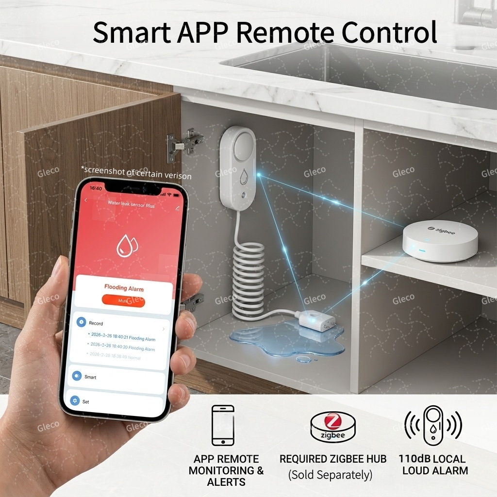Zigbee Water Leak Sensor Flood - Water Alarm Sensor recensie en prijs