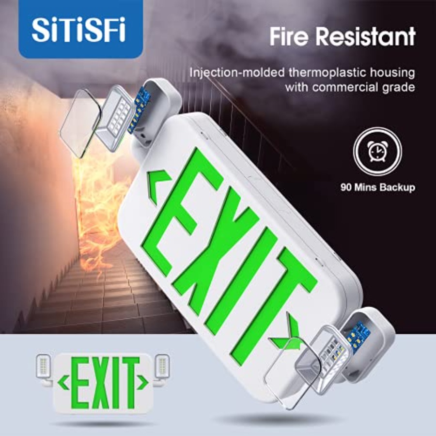 Led Combo Emergency Exit Sign  - Emergency Exit Sign recensie en prijs