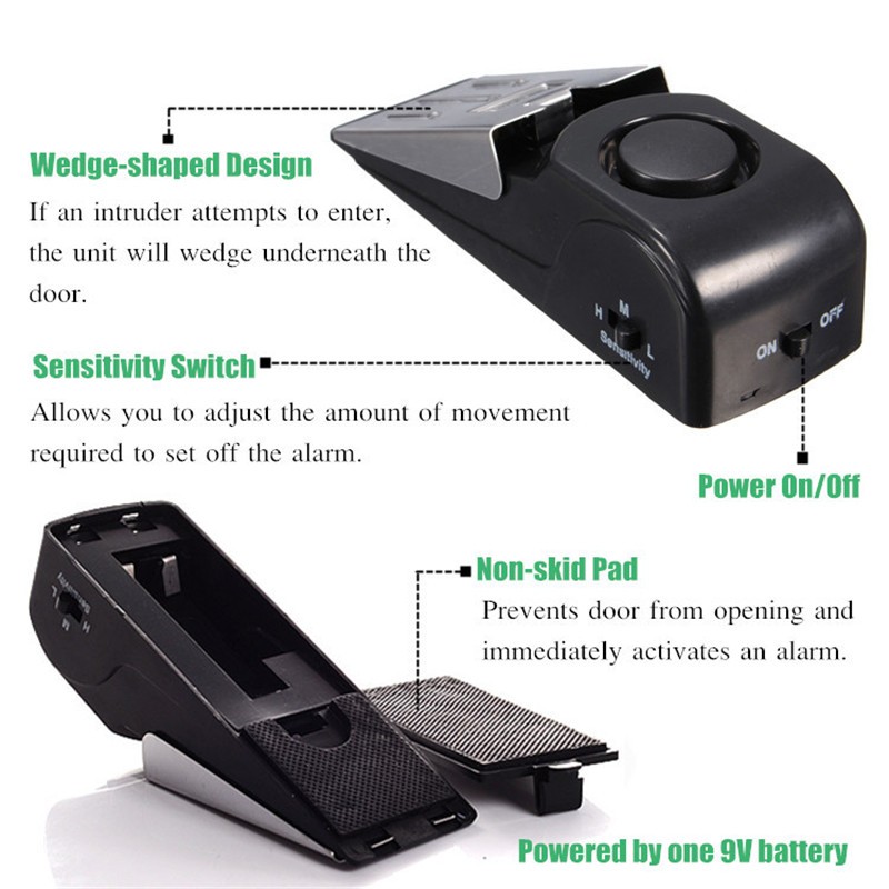 KERUI 125DB Anti-theft Burglar - Door Stop Alarm recensie en prijs