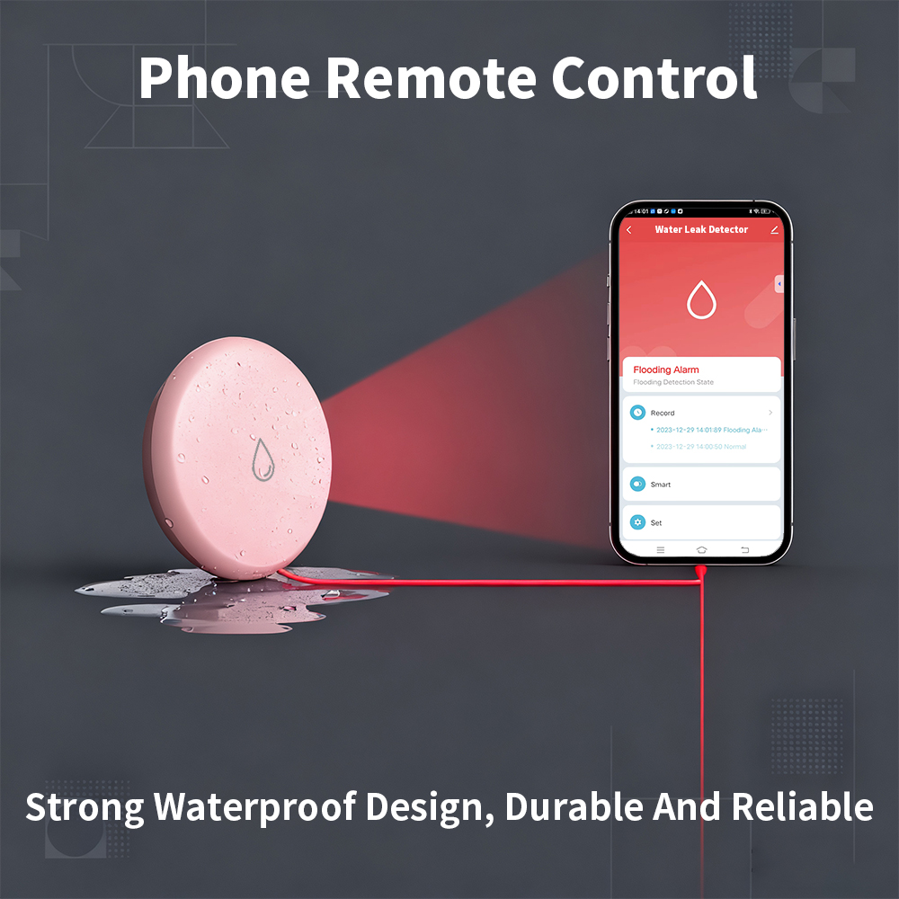 Tuya Zigbee Leakage Sensor LED - Water Alarm Sensor recensie en prijs