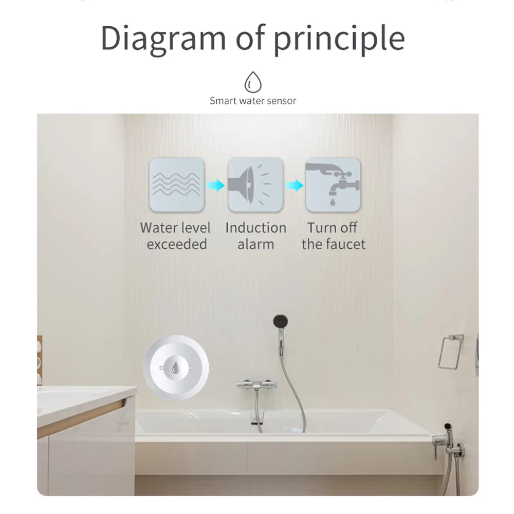 Haozee Tuya Smart ZigBee3.0 Sm - Water Alarm Sensor recensie en prijs