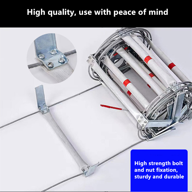 5M Soft Rope Ladder With Wire  - Fire Escape Ladder recensie en prijs