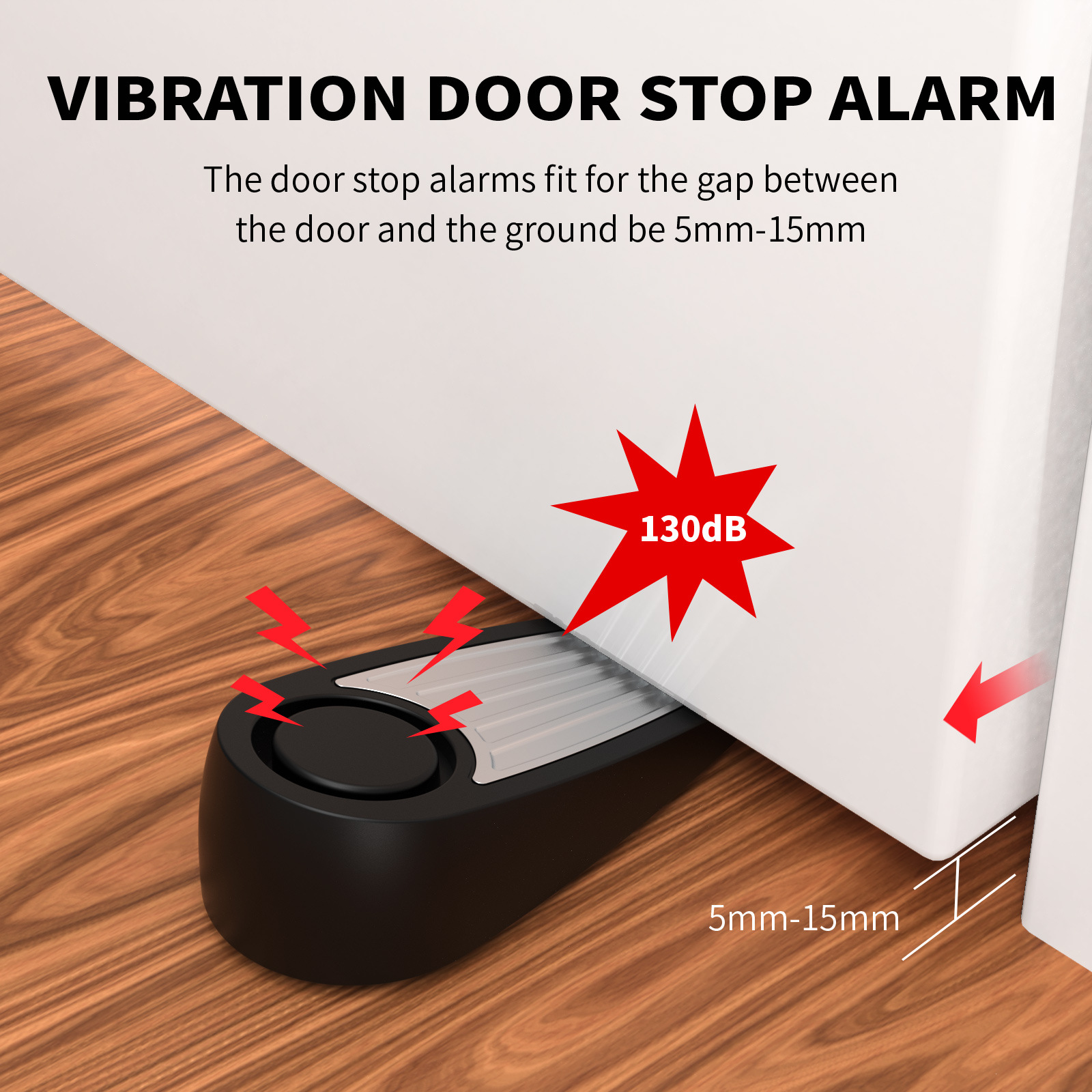 Wireless 130dB Door Stop Alarm - Door Stop Alarm recensie en prijs