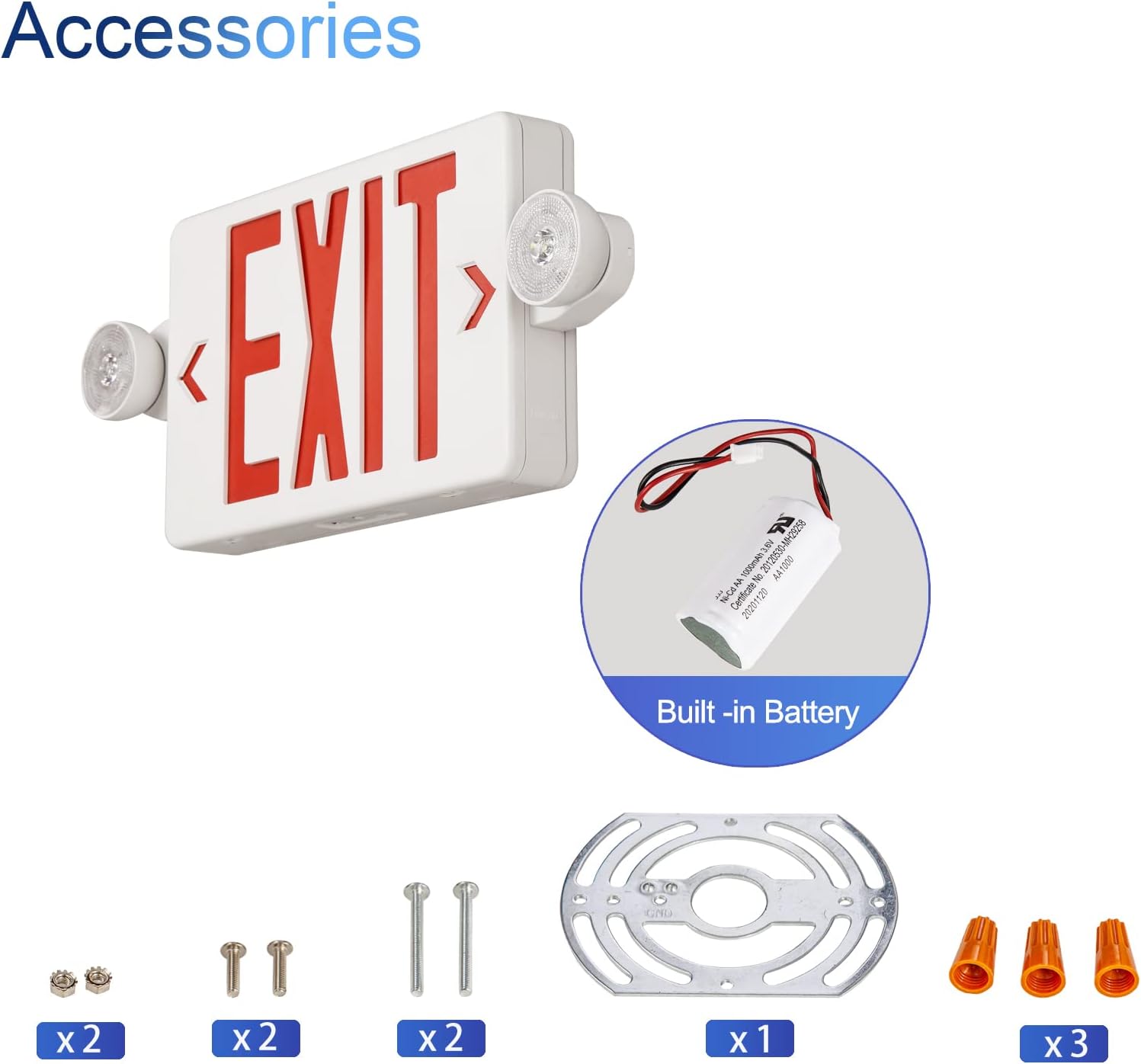Red Exit Sign with Emergency L - Emergency Exit Sign recensie en prijs