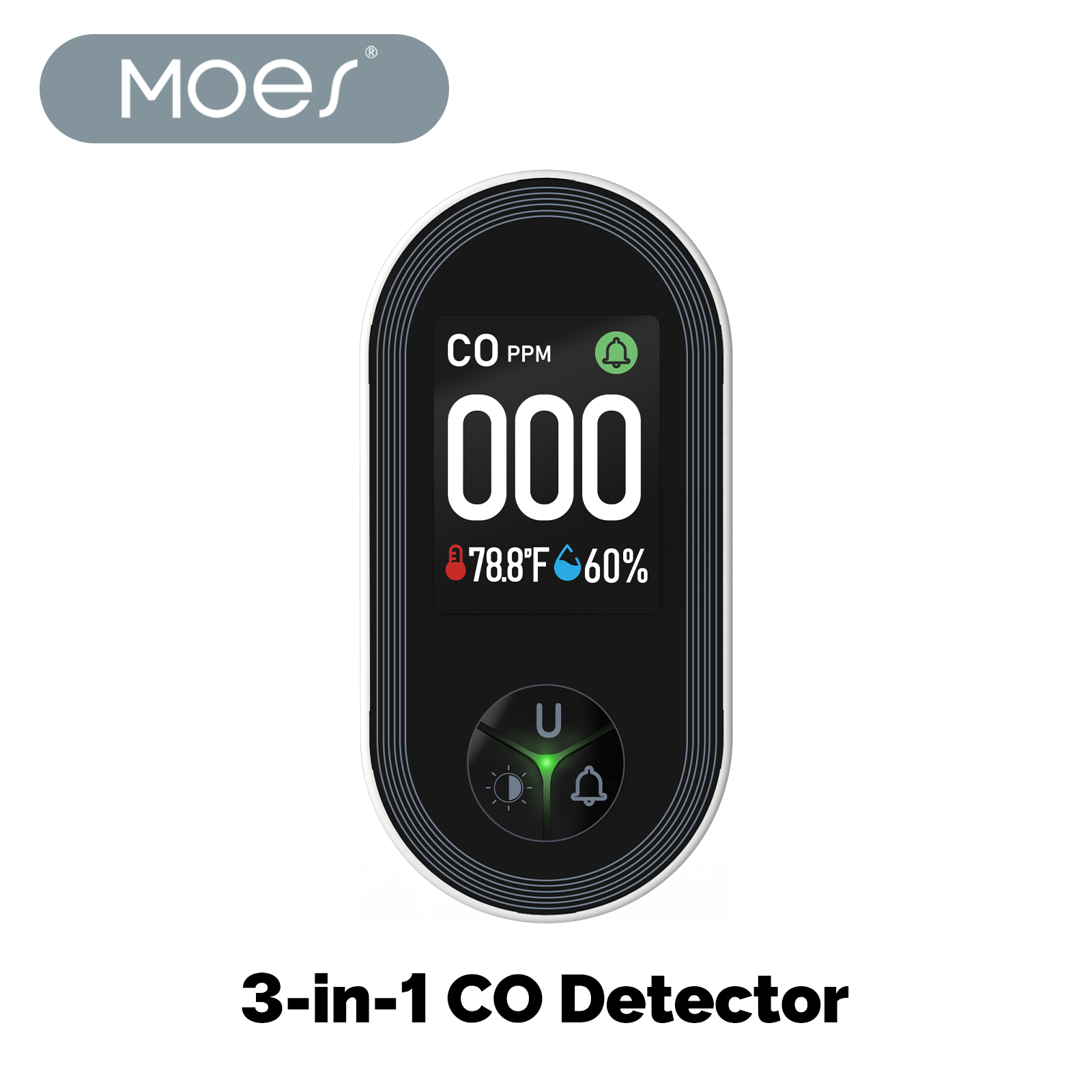 MOES 3in1 Carbon Monoxide Dete - Co Detector Plug recensie en prijs