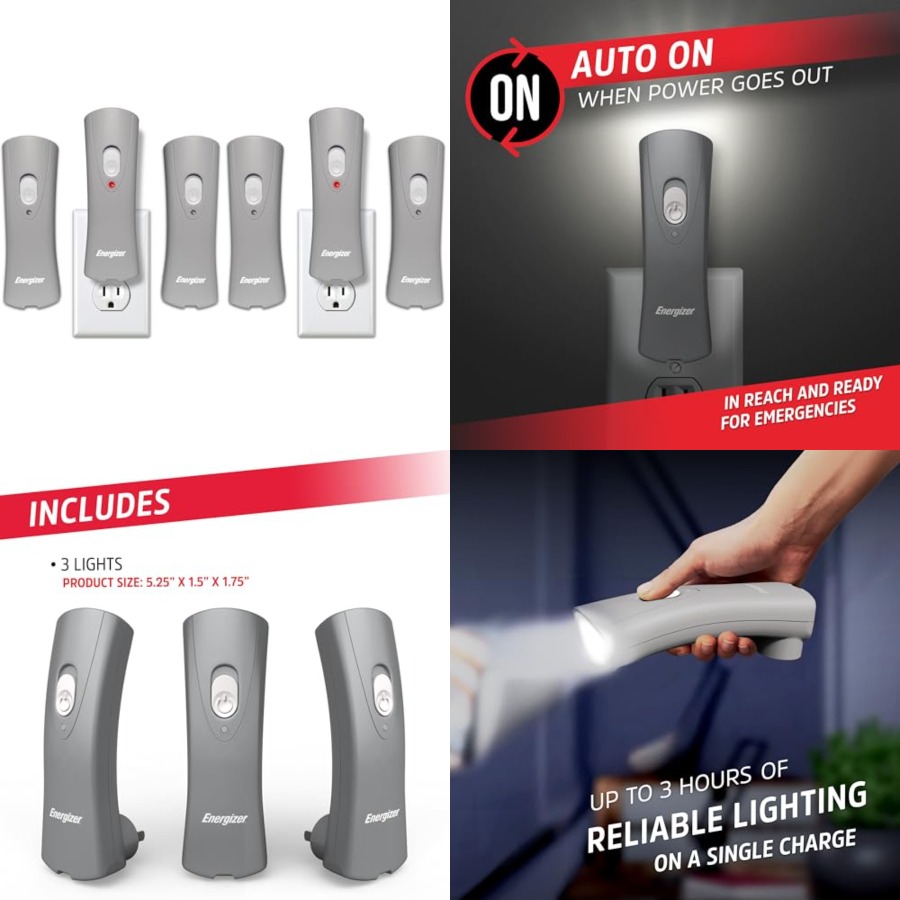 Auto-On LED Flashlights Rechar - Power Outage Light recensie en prijs