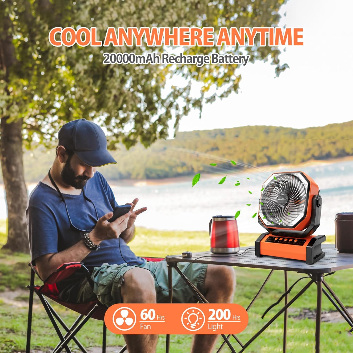 20000mAh Rechargeable Camping  - Power Outage Light recensie en prijs