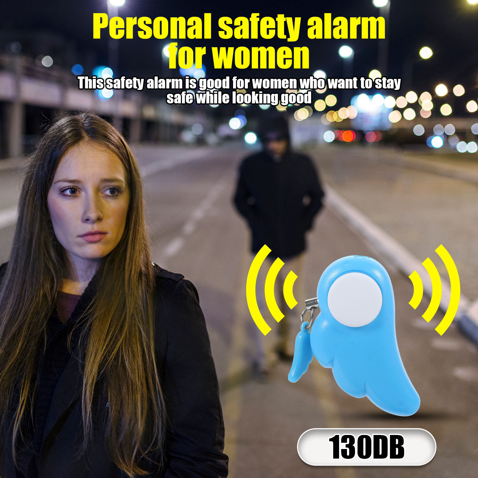 Personal Alarm Keychain 130Db  - Personal Alarm Keychain recensie en prijs
