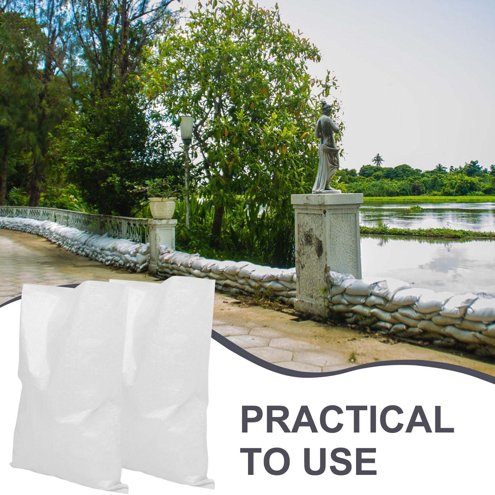 5Pcs Sturdy Woven Polypropylen - Flood Barrier Bag recensie en prijs