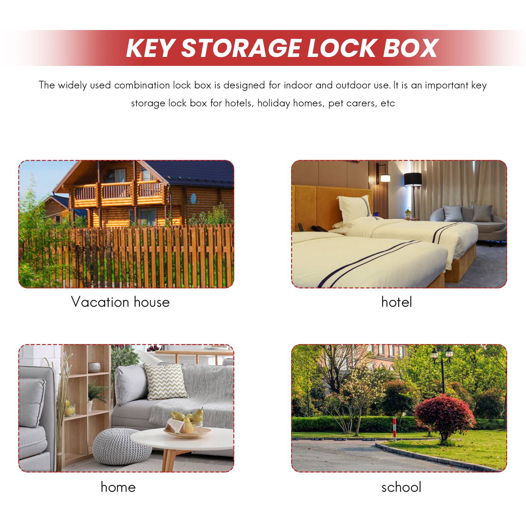 A25P Key Lock Box Wall Mount 4 - Lockbox Key Secure recensie en prijs