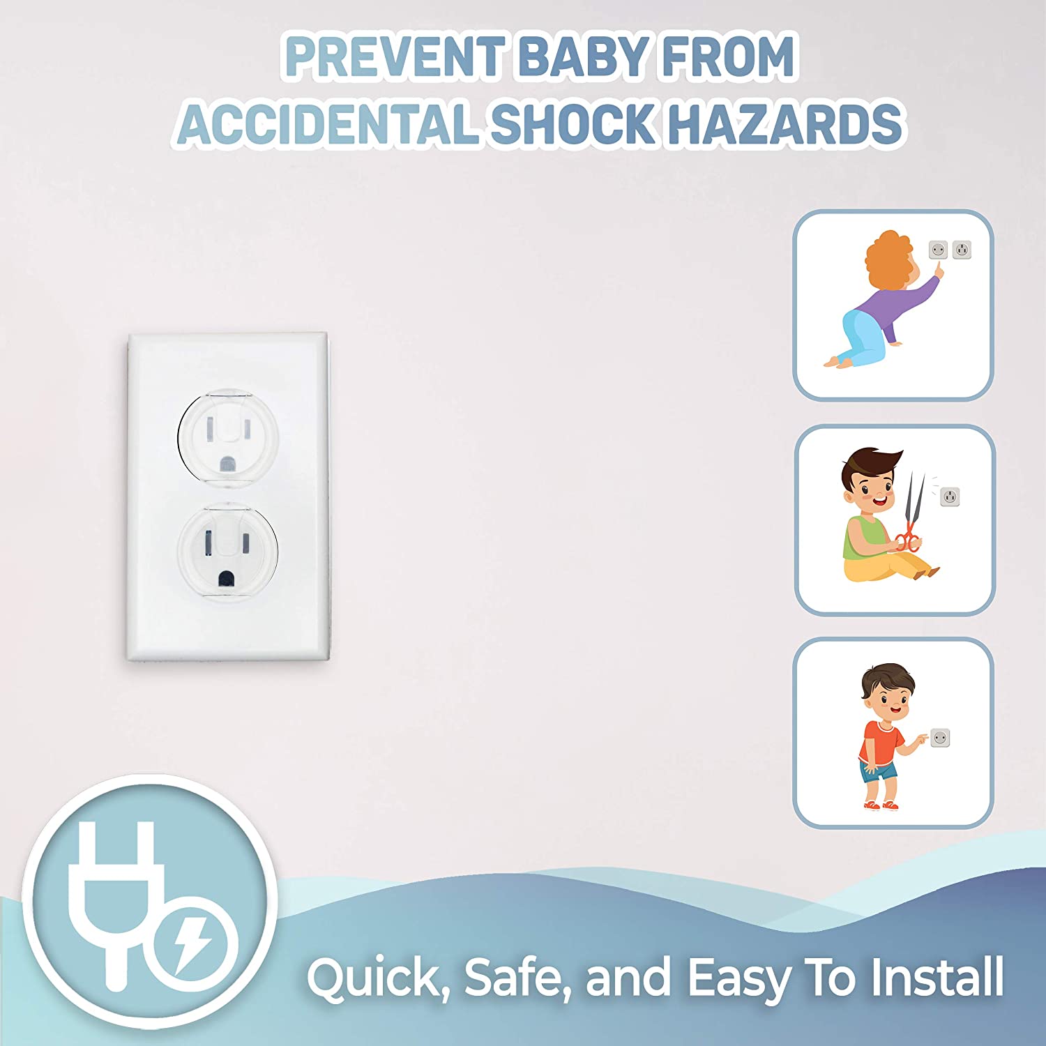 10pcs Outlet Covers, American  - Outlet Cover Baby recensie en prijs