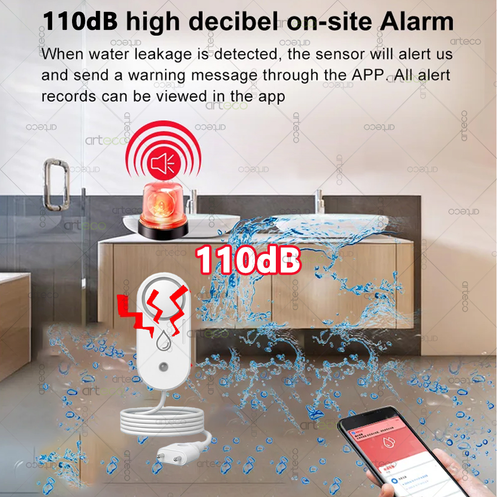 Zigbee Water Leakage Sensor Fl - Water Alarm Sensor recensie en prijs