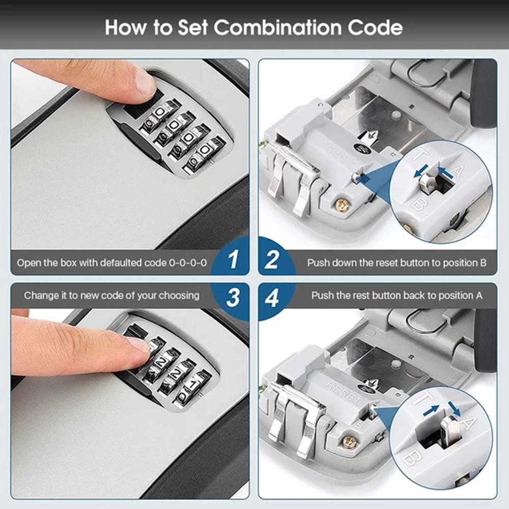 Wall-Mounted Key Storage Box P - Lockbox Key Secure recensie en prijs