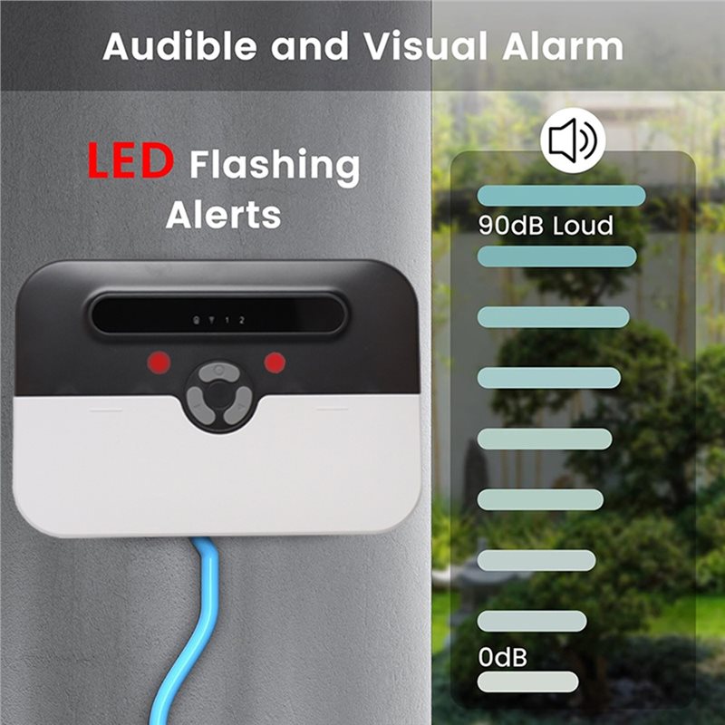 A05E-Smart Wifi Water Level Al - Water Alarm Sensor recensie en prijs