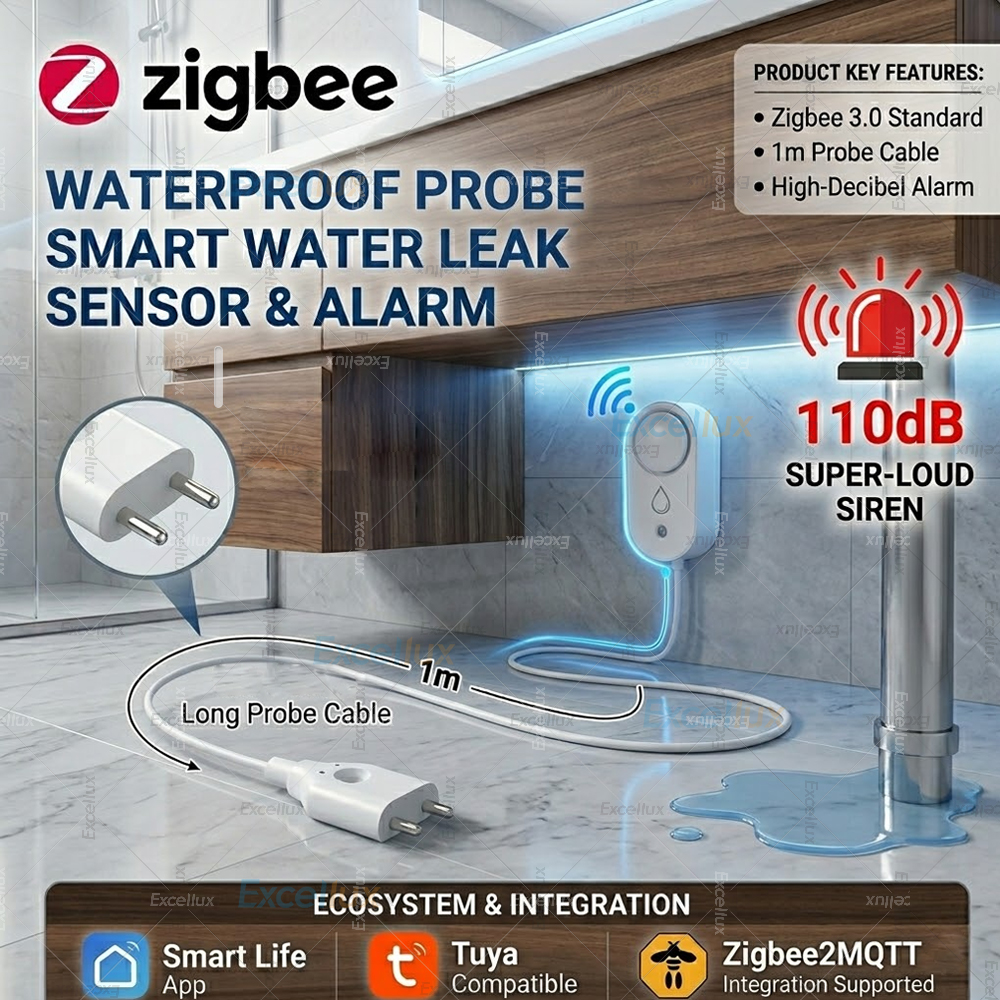 Smart Water Leak Sensor ZigBee - Water Alarm Sensor recensie en prijs