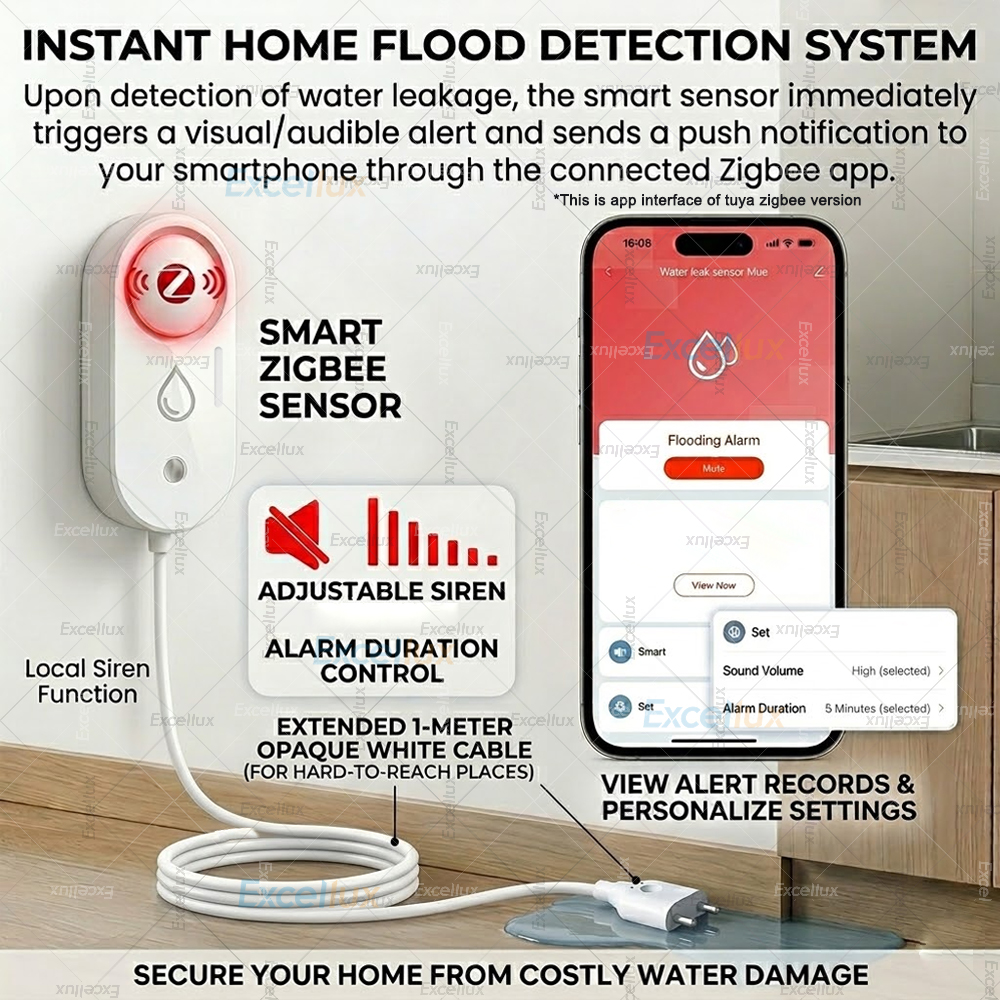 Smart Water Leak Sensor ZigBee - Water Alarm Sensor recensie en prijs