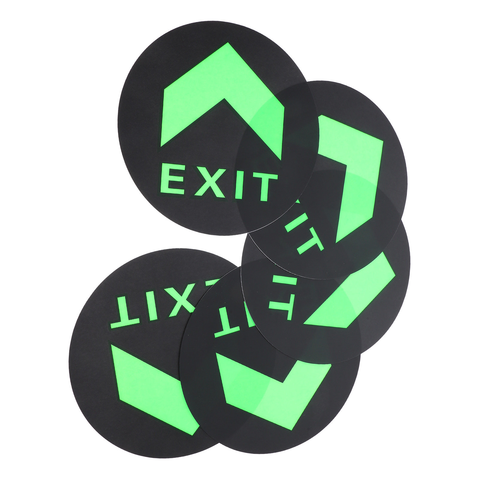 5Pcs Glow in Dark Exit Sign St - Emergency Exit Sign recensie en prijs