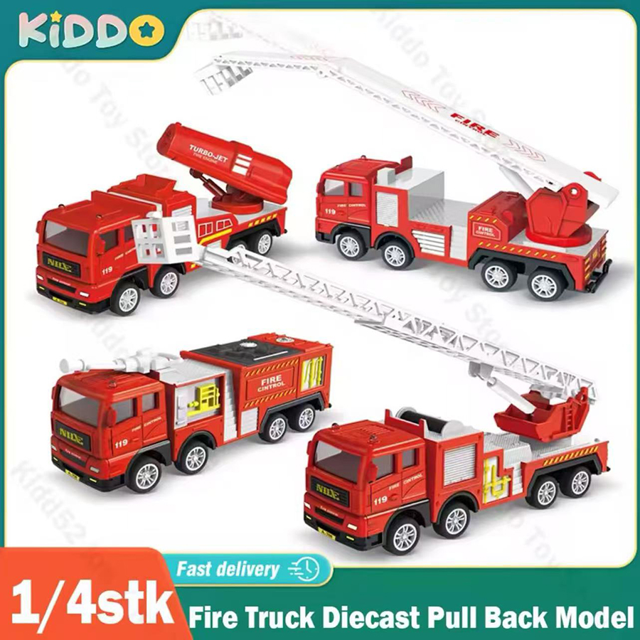 1pc-Alloy Fire Truck 1:32 Simu - Fire Escape Ladder recensie en prijs