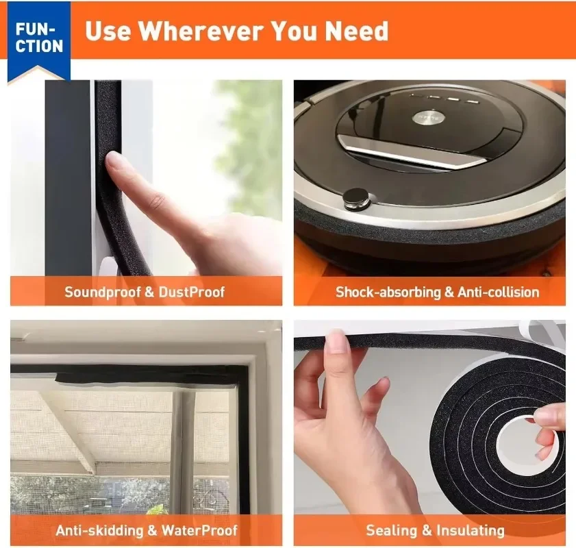 16pcs Resilience Seal Tape Sel - Window Lock Bar recensie en prijs