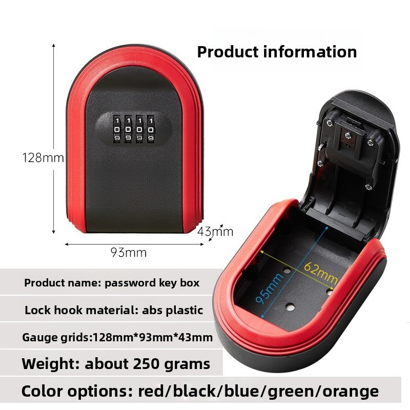 Plastic Key Box with Password  - Lockbox Key Secure recensie en prijs