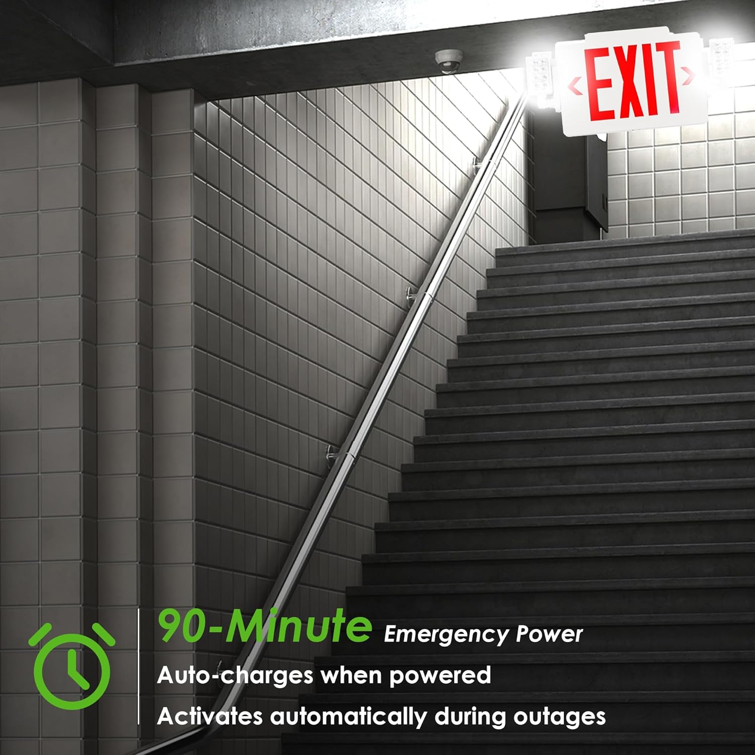 LED Emergency Exit Sign with 2 - Emergency Exit Sign recensie en prijs