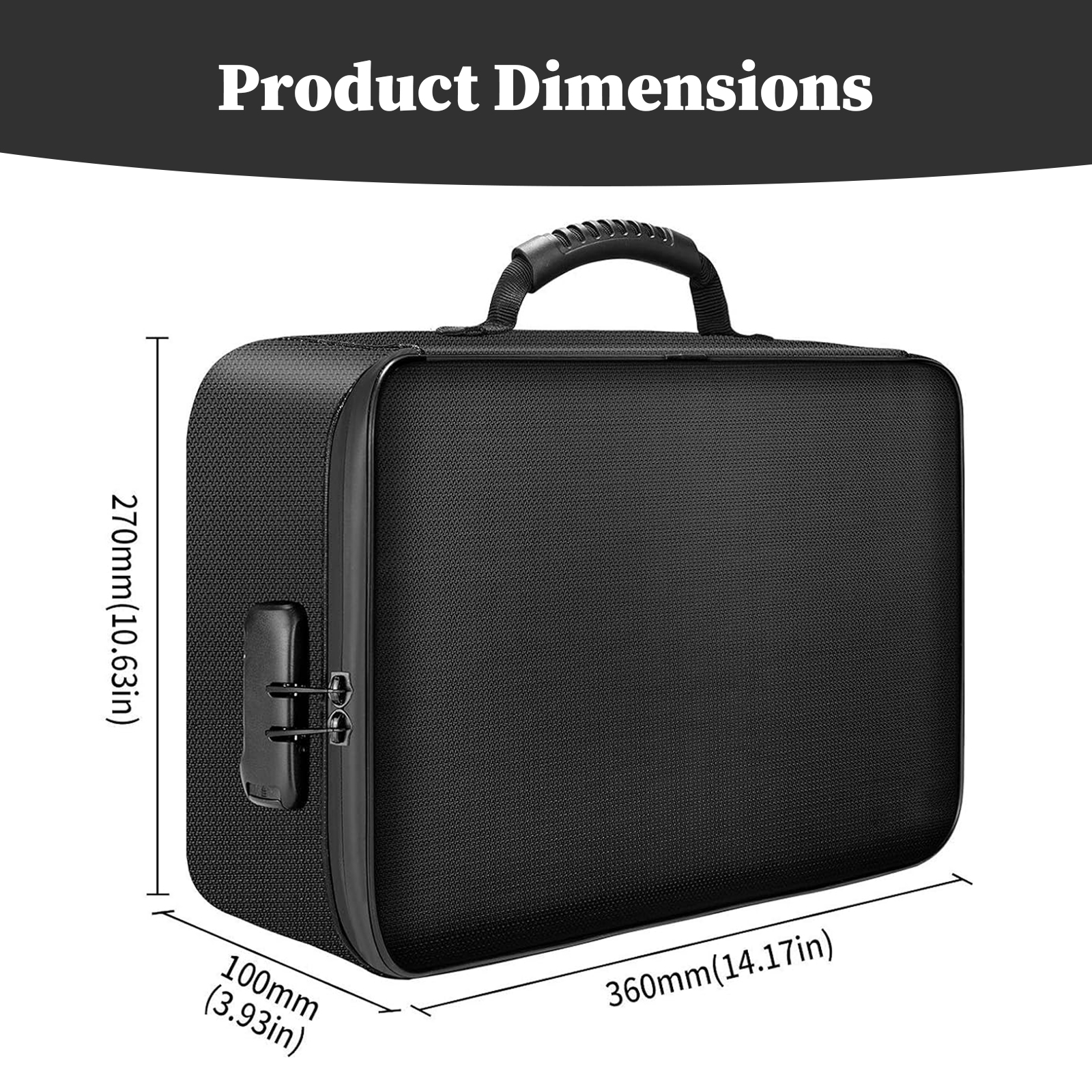 Fireproof Document Bag with Lo - Fire Safe Document recensie en prijs