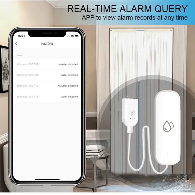 Smart Home Zigbee Water Leak D - Water Alarm Sensor recensie en prijs