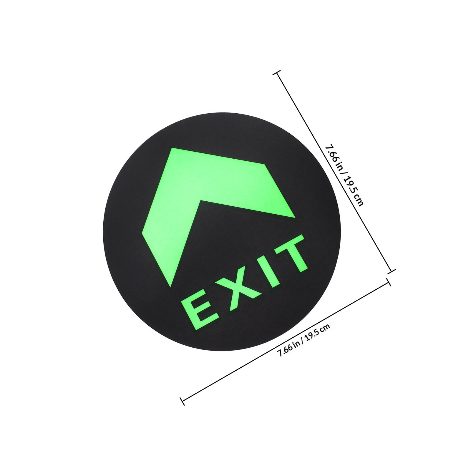 5Pcs Exit Sign Stickers Night  - Emergency Exit Sign recensie en prijs