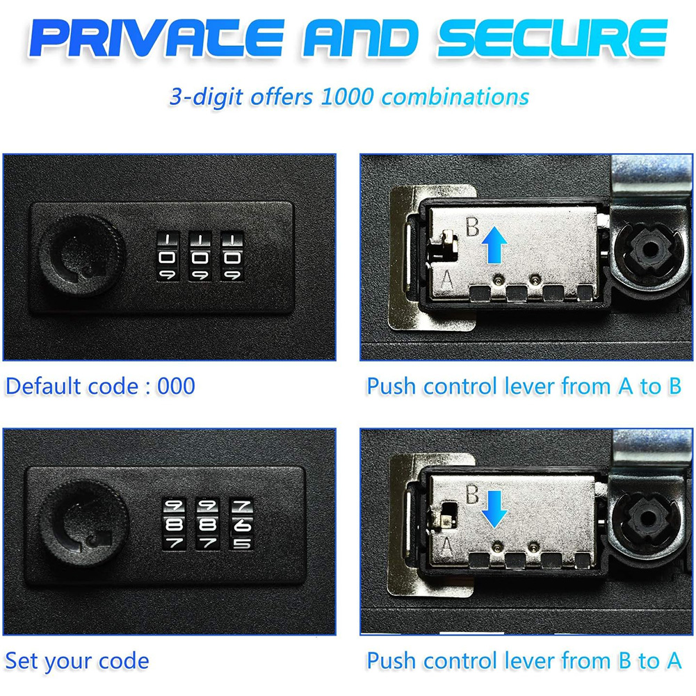 Professional 20 Key Hooks Comb - Lockbox Key Secure recensie en prijs